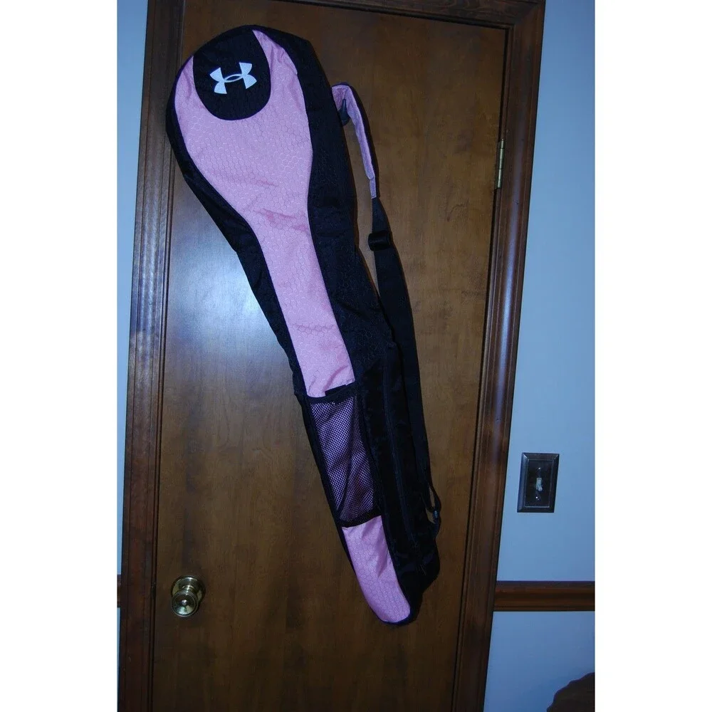 Under Armour Lacrosse Cradle Stick Pink And Black Shoulder Carry Case 42”